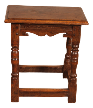 Early 19th Century English Oak Stool