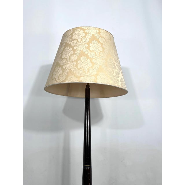 Wood Mid-Century Modern Wood Tripod Floor Lamp, Italy, 1950s For Sale - Image 7 of 12