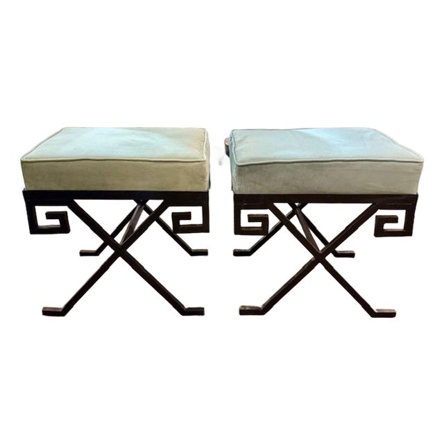 Pair of Jean-Michel Frank Manner Benches For Sale