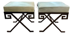 Pair of Jean-Michel Frank Manner Benches