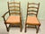 Brown Vintage Oak Refectory Table and Chairs, 1960, Set of 7 For Sale - Image 8 of 9