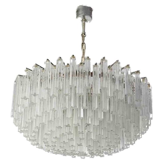1970s Trilobo Ceiling Lamp from Venini, Italy, 1970s For Sale - Image 5 of 5