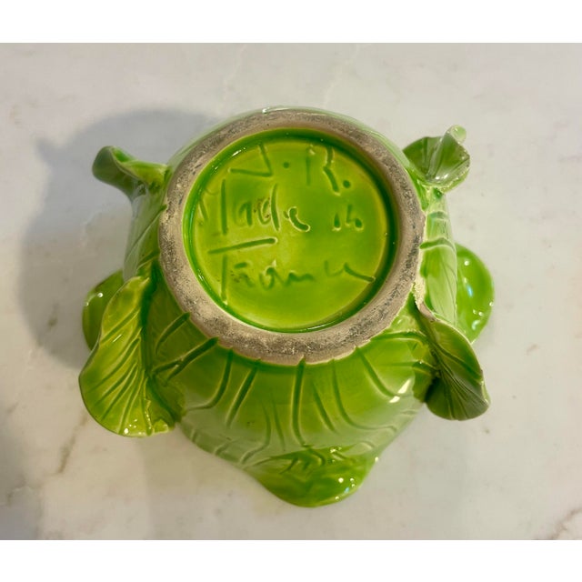 Original Jean Roger Lettuce Tureen For Sale - Image 9 of 9