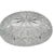 Glass Vintage American Brilliant Style Cut Crystal Serving Bowl For Sale - Image 7 of 12