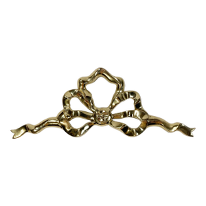 Vintage Brass Ribbon Wall Swag