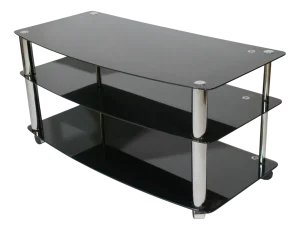 Glass Roll Phono Chest of Drawers, 1980s