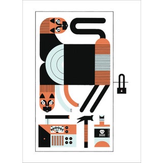 Schrödinger's Cat Quantum Physics Art Print Poster For Sale