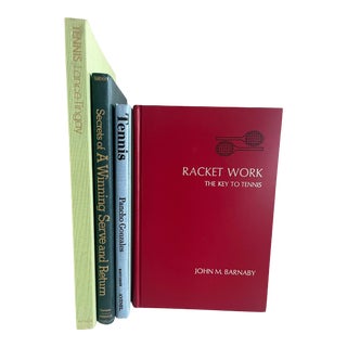 Vintage Tennis Books- Set of 4 For Sale