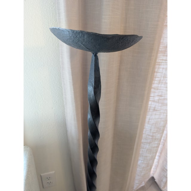 Excellent condition. Very Solid and heavy. 44 inches tall Diameter of top 7 inches