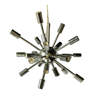 Modern Chrome Sputnik Chandelier Pendant Light Fixture For Sale