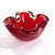 1960s 1960s Italian Murano Style Art Glass Red Bowl / Ashtray For Sale - Image 5 of 8