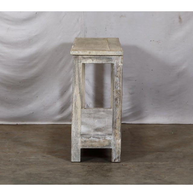 Console Made From Indian Antique Architectural Elements and Reclaimed Wood For Sale - Image 4 of 7