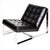 1960s Milo Baughman Ez Rider Lounge Chair, Black Leather, Thayer Coggin, 1969 For Sale - Image 5 of 6