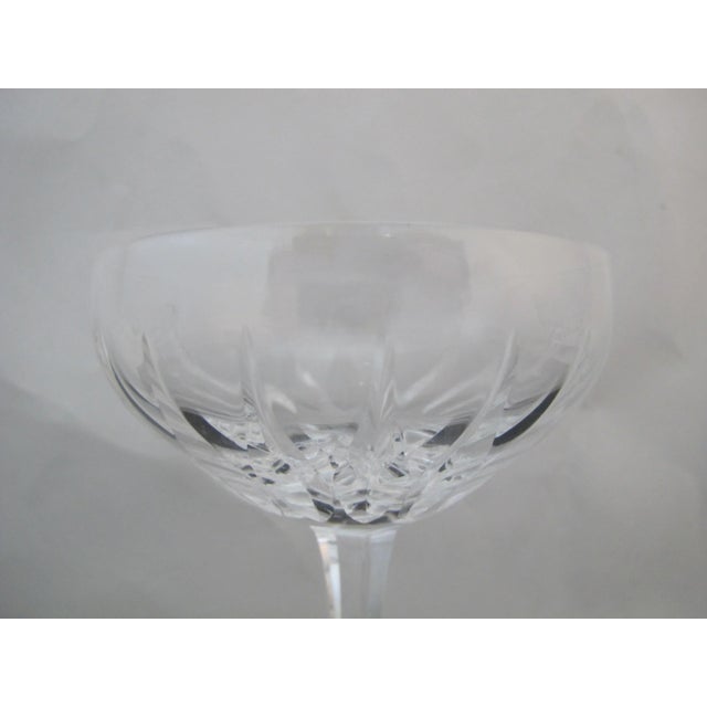 Traditional Stuart Crystal Claridge Champagne Sherbet Saucer Set of 3 For Sale - Image 3 of 6