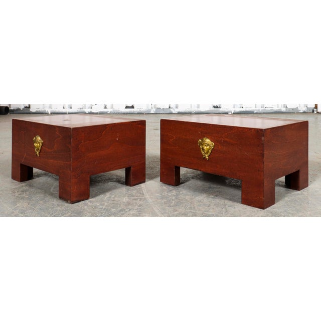 Empire Revival Small Pedestals, Pair Chairish