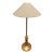 1980s Small Brass Telescoping Table Lamp For Sale