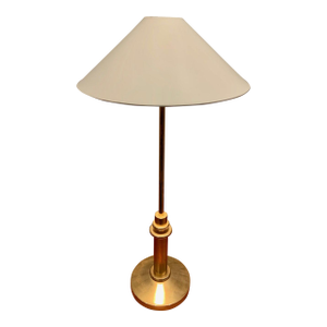 1980s Small Brass Telescoping Table Lamp