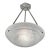 1930s French Art Deco Pendant Light - Birds Glass & Nickeled Bronze For Sale