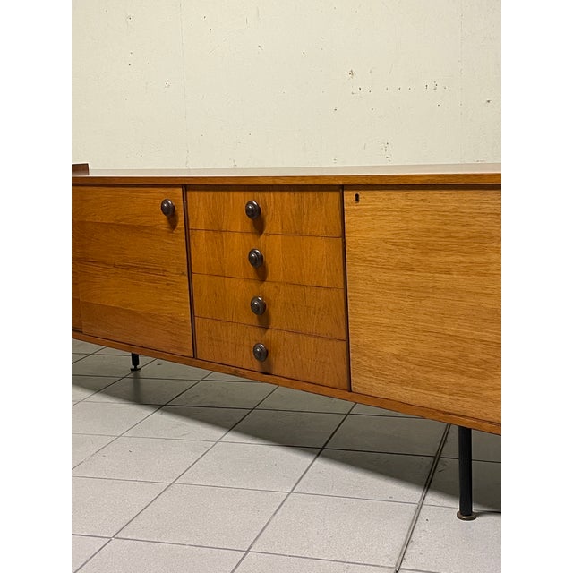 Modernist Teak Wood Sideboard, 1960s For Sale - Image 4 of 18