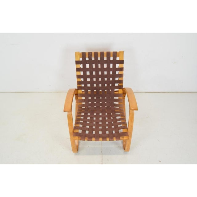 1930s Bent Beechwood Armchair by Jan Vaněk, 1930s For Sale - Image 5 of 18
