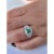 1.88 Carat TW Natural Colombian Emerald Cocktail in 18k White Gold Ring, Size 6 For Sale - Image 4 of 7