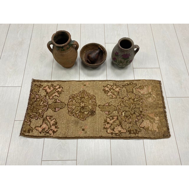 Turkish Oushak Floral Handknotted Carpet For Sale - Image 3 of 6