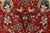 Najafabad Rug 11′ X 17’5” Red Wool Vintage Traditional Hand-Knotted Carpet For Sale - Image 12 of 16