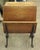 Traditional Antique Oak & Iron Childrens School Row Seat & Desk Combo For Sale - Image 3 of 9