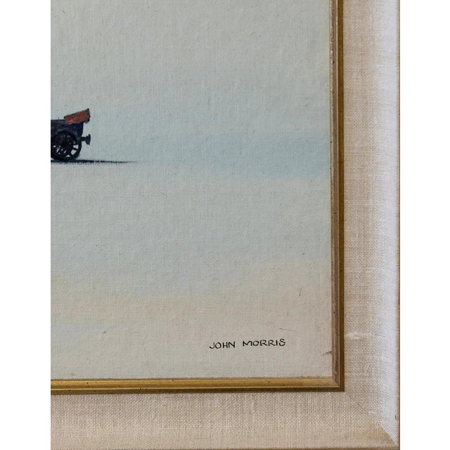 Mid-Century Modern John Morris Mr. Otto Signed Midcentury Modern Surrealist Oil Painting on Canvas For Sale - Image 3 of 7