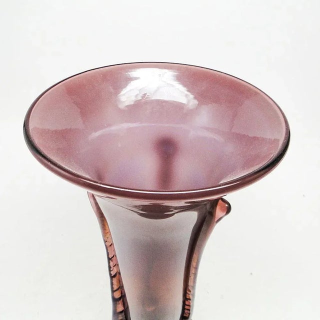 1970s Vase by J. Słuczan-Orkusz for Cracow Institute for Glassworks, Poland, 1970s For Sale - Image 5 of 8