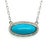 Natural Persian Turquoise Diamond Pendant Necklace 17" 14k G 13.27 TCW Certified For Sale - Image 11 of 18