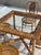 1970s Palm Beach Style Rattan Dining Set With Glass Top Table and Four Cane Back Chairs For Sale In Philadelphia - Image 6 of 12