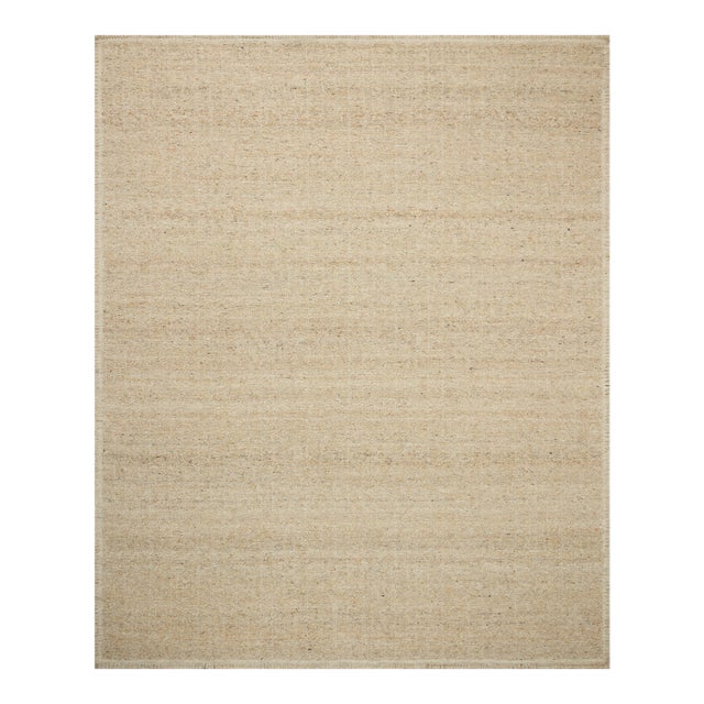 Amber Lewis x Loloi Bowie Natural / Oatmeal 5'-6" x 8'-6" Area Rug For Sale
