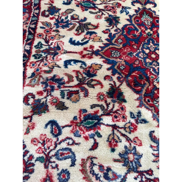 Vintage Najaf Abad Rug, 1980s For Sale - Image 9 of 18
