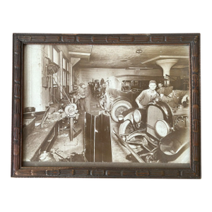 Antique Auto Repair Shop Occupational Photograph, Circa 1920s