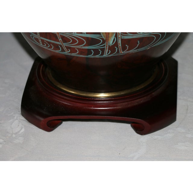 Vintage Pair of Marbro Mixed Metal Table Lamps Bronze, 1950s For Sale - Image 14 of 18