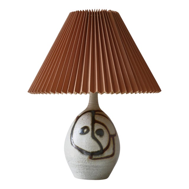 Scandinavian Modern Table Lamp from AP Stoneware, Bornholm, Denmark, 1970s For Sale