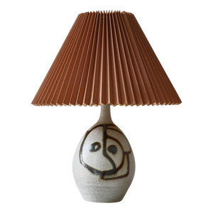 Scandinavian Modern Table Lamp from AP Stoneware, Bornholm, Denmark, 1970s