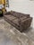 Mid-Century Modern Vintage 70s Sofa Newly Reupholstered Geometric Fabric For Sale - Image 3 of 8