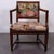 Late 19th Century Wooden and Fabric Armchair with Cushion For Sale - Image 6 of 18