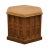 Mediterranean Drexel Furniture Esperanto Collection Spanish Mediterranean Style Hexagonal Storage Accent End Table For Sale - Image 3 of 10