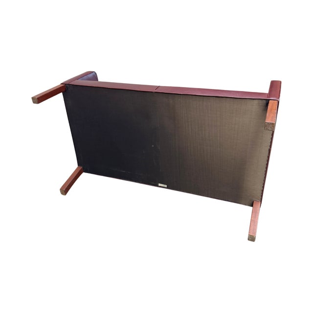 Oxblood Red Børge Mogensen Model 2208 Sofa for Fredericia For Sale - Image 8 of 9
