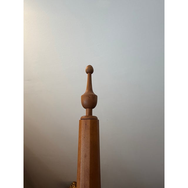 Custom Made Shaker Cherry Pencil Post Bed Frame For Sale - Image 4 of 12