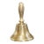 Vintage Extra Large Brass Bell with Brass Handle For Sale