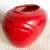 Postmodern Red Ceramic Vase by Haeger For Sale - Image 9 of 9