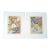 Pair of Maximalist Nell Melcher 1984 Signed Lithograph Pair: "Coffee Break" & "A Break" Matted 16" X 20" Cottagecore For Sale