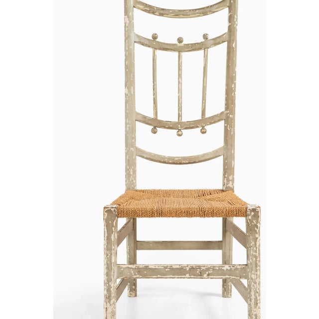 Rare side chair by unknown designer. Probably produced in Sweden.