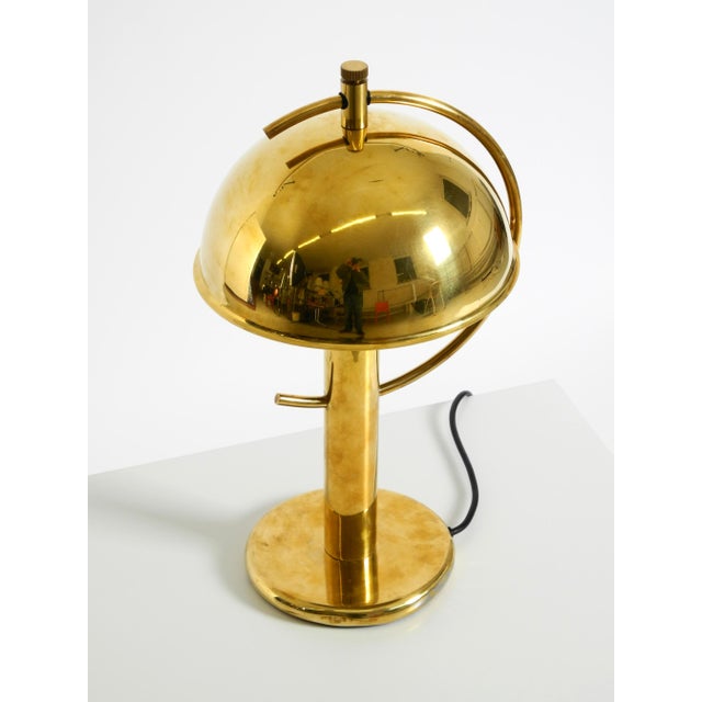 Gold Large Vintage Brass Table Lamp from Gebrüder Cosack, 1970s For Sale - Image 8 of 18