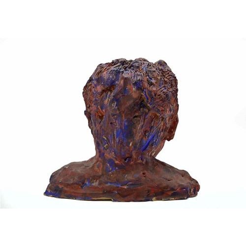 Sirio Pellegrini, Portrait, Terracotta Sculpture, 1960s For Sale - Image 3 of 5