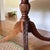 Late 20th Century Vintage Georgian Style Mahogany Double-Pedestal Extension Dining Table For Sale - Image 5 of 7